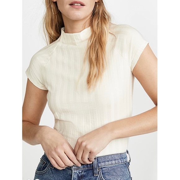 Reformation Tops - Reformation Giselle Top (Ivory)